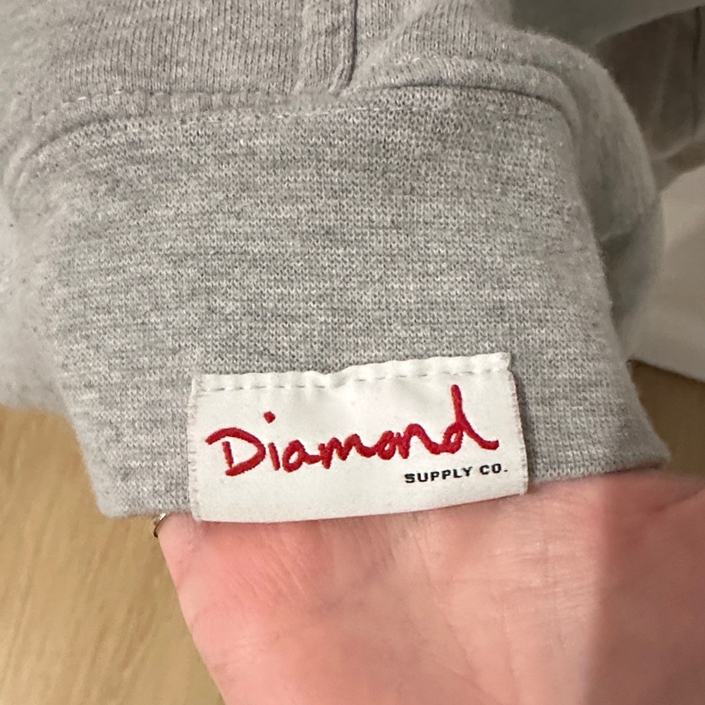Diamond Supply Co. Gray Graphic Hoodie - Picture 4 of 7